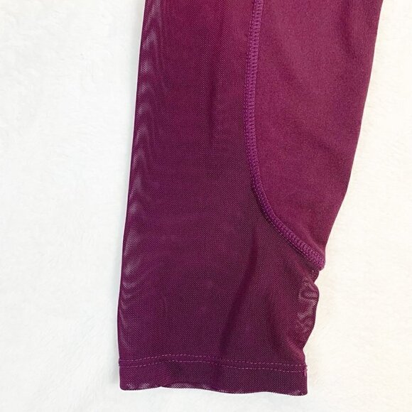 CALI Sport purple plum workout yoga pilates leggings with pockets - Size Medium - Picture 2 of 8